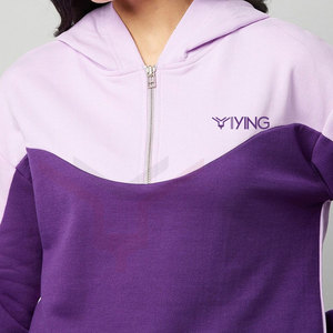 Newest Design Fashion Style Sexy <b>Crop</b> <b>Top</b> Hoodie for Women Latest Design Long Sleeve <b>Crop</b> <b>Top</b> Hoodie - Product Image 6