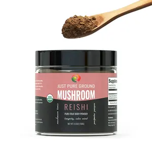 Etiqueta privada 100% extrato de planta natural ganoderma, lucidar, orgânico, reishi, cogumelo, pó de extrato