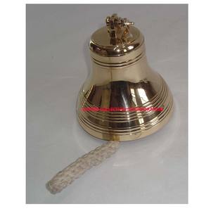 Brass Handmade Hot Selling and High Quality Ships Bells for Sale for Sale - Product Image 1