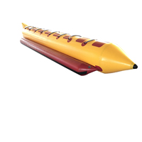 Bateau banane gonflable 8 10 12 personnes jouant sur la plage Surf équitation jeu d'eau jouets d'eau été nécessaire parc aquatique