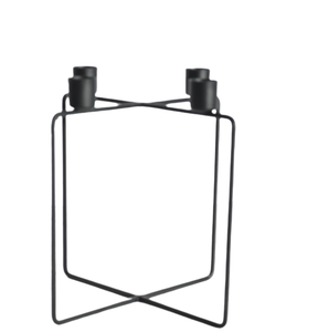 Portavelas de 4 brazos con diseño de Cruz de METAL, soporte de T-LIGHT superior de mesa, alta calidad - Product Image 1