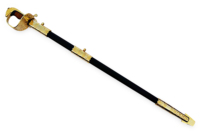 Épée de cérémonie artisanale non tranchante, vente en gros, poignée en laiton ou en acier, OEM Pakistan, souvenir en cuir, épées d'honneur et de commandement, fabrication artisanale