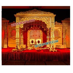 Mandap para Ceremonia de Vivah India, Mandap Raj Mahal para Grandes Bodas Indias, Diseños de Mandap de Fibra para Bodas Indias de Moda en Adelaida - Product Image 1