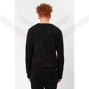 OEM de haute qualité personnalisé blanc ras du cou pull sweat-shirt personnalisé imprimé plaine teint en peluche blanc Jogger coton à capuche en gros - Product Image 3