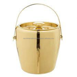 Cubo de hielo de lujo chapado en oro - Product Image 1