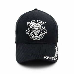 Gorra deportiva de ala plana con Logo de goma, gorro perforado con agujero de corte láser resistente al agua, calidad personalizada, 6 paneles - Product Image 6