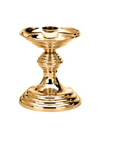 Candelabro de latón de alta calidad, tres soportes para iglesia, Brassworld, India - Product Image 4