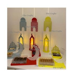 Metal Gold Color Serving Tray With Two Tiers Customized Size And Shape <b>Chocolate</b> Tray For Eid Special Use - Product Image 6