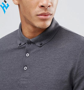 2025 Logotipo personalizado hombre Polo de Golf venta al por mayor diseño de cuello de secado rápido 100% algodón largo Selves Golf camiseta - Product Image 4