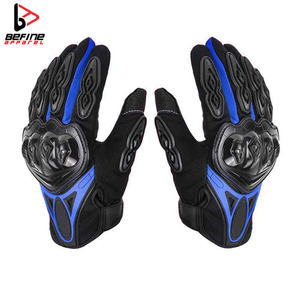Gants de moto de course en plein air pour hommes Offre Spéciale Protection des mains personnalisable avec matériau en cuir antidérapant pour une conduite confortable - Product Image 2