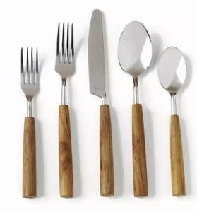 มาใหม่ Flatware ชุดคุณภาพสูง 18/8 สแตนเลส Flatware ชุดเรซิ่นสําหรับบ้านโรงแรมงานแต่งงานตกแต่งชุดช้อนส้อม - Product Image 5