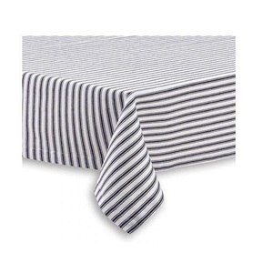 Multi striped New Dobby Cotton <b>Table</b> <b>Cloth</b> Organic Cotton GOTS Certified - Product Image 2