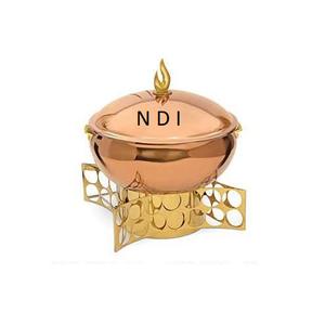 Chauffe-plats décoratifs faits à la main en métal équipement de restaurant plats de service vaisselle de buffet chauffe-plats - Product Image 5