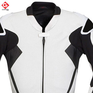 Nuevo diseño personalizado hombres moto traje hecho de cuero genuino moto traje mejor calidad moto trajes - Product Image 2
