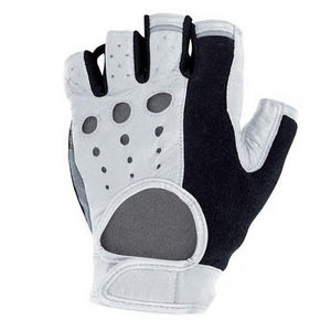 Gants d'haltérophilie sans doigts en néoprène et en cuir de qualité supérieure Meilleure qualité Nouveau design pour l'entraînement Fabrication fine - Product Image 2