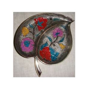 Bol de service de nourriture en métal de cadeaux multicolores classiques faits à la main pour le restaurant et l'hôtel - Product Image 5