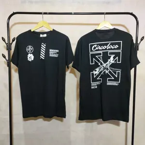 コットンTシャツカスタムメンズ高品質半袖ラウンドネックファッションTシャツ