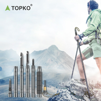 Topko — canne de Trekking télescopique pliable, accessoire tactique d'auto-défense, portable, nouveauté