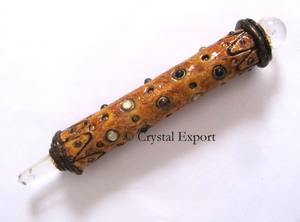 Wholesaler of Chakra Stone Tibetan <b>Wands</b> : Chakra Stone Tibetan <b>Wands</b> for Sale - Product Image 2