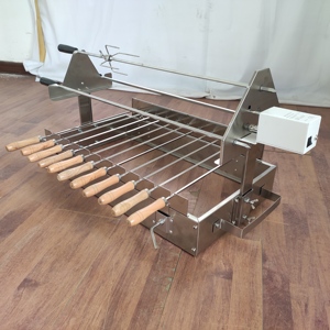 Rôtissoire automatique pour poissons et porcs sur mesure en gros, barbecue chypriote <span class=keywords><strong>de</strong></span> luxe Kontosouvli, broche à griller chypriote avec moteur - Product Image 3