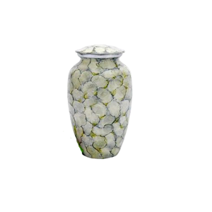 Urnas de cremación de Metal con diseño de fuego rojo Acabado llamativo Venta caliente Urnas de cenizas conmemorativas funerarias sólidas de proveedor indio - Product Image 5