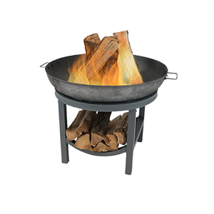 Foyer à bois en fer de couleur noire de qualité supérieure forme ronde foyer de taille personnalisée pour accessoires de foyer - Product Image 4