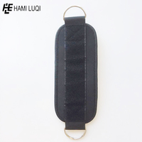 Sangles de cheville personnalisables en cuir et nylon élastique pour la musculation et le fitness, avec anneaux en D pour poulies, haute élasticité et confortables