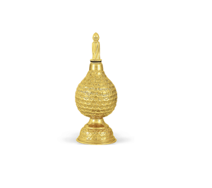 Rociador de iglesia de agua santa, suministros de Iglesia, Brassworld, India, grabado completo de latón y plata - Product Image 4