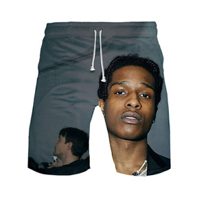 Men's Blue Hip Hop <b>Board</b> Shorts Character Print Drawstring Closure Heat-<b>Transfer</b> Printed Polyester/Nylon Quick Dry Breathable - Product Image 6