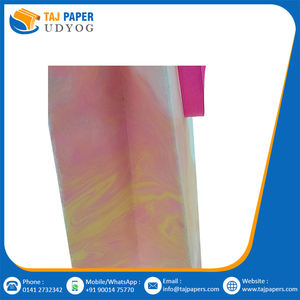 Bolsa de papel Kraft impresa para embalaje de regalo bolsa de papel portabotellas de vino con asa de mano bolsas de papel hechas a mano personalizadas - Product Image 2