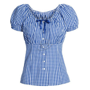 Korean Style Plaid Classic Loose Shirts Blouse Women Daily All-match Cute Student Women Clothing Fashion Vintage Shirt - Product Image 1