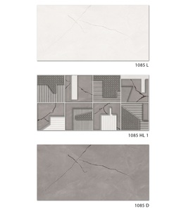 Carreaux de mur émaillés brillants en céramique de conception de fleur de couleur claire en céramique 30x60cm - Product Image 4