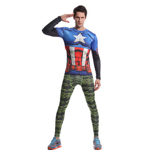 Chemises de protection anti-UV pour hommes, vente en gros, hauts de compression personnalisés imprimés, manches longues, surf, natation, pêche, vêtements de sport fitness - Product Image 4