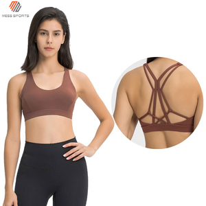 Plus Size Sexy Lightweight Breathable Four-Way <b>Stretch</b> Sports <b>Bra</b> Women Training Gym Fitness Shockproof <b>Bra</b> Top Adjustable - Product Image 4