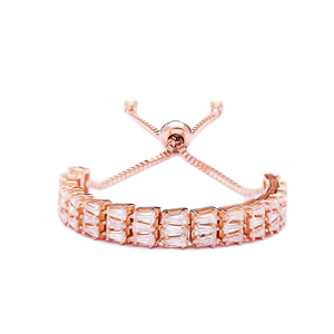 Al por mayor plata esterlina 925 artesanía Baguette forma rubí piedra hecho a mano pulsera de tenis - Product Image 3