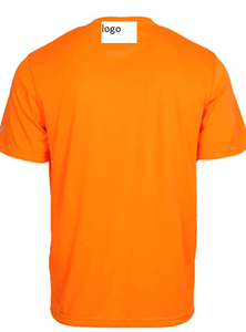 Camiseta de secado doble para hombre, camisetas de manga corta negra con cierre, 100% poliéster - Product Image 4