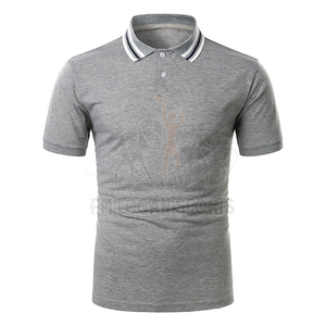 Polos de golf à logo personnalisé pour hommes, t-shirt décontracté et simple pour l'extérieur, logo brodé - Product Image 1