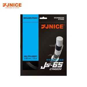 Jice JS-Raket Badminton Lapisan Karbon 0.65Mm, Lapisan Karbon 65