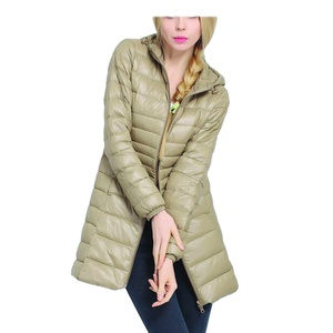 Abrigo de burbujas largo para mujer, abrigos de invierno, plumas - Product Image 6