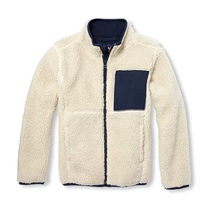 Chaqueta de lana de sherpa con cierre de cremallera para hombre, chaqueta cálida a prueba de viento, de talla grande, novedad de invierno - Product Image 2