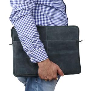 Best Selling Luxury Genuine Leather <b>Laptop</b> Bag for Professionals with Padded <b>Sleeve</b> and Organizer Pockets Available for Sale - Product Image 4