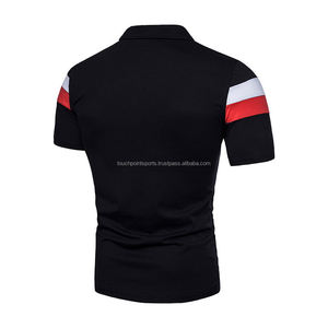 Camiseta 100% de algodón para hombre, polo personalizado con logotipo OEM, 12 colores, alta calidad - Product Image 2