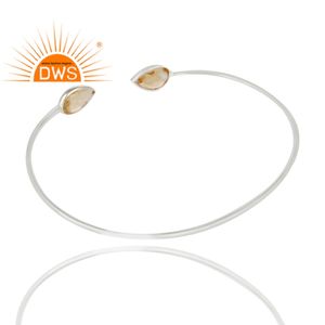 เครื่องประดับกำไลข้อมือปรับเปลี่ยนได้สำหรับผู้หญิง,เครื่องประดับอัญมณีหินซิทรินหลายชั้นจากผู้ผลิตสำหรับดีไซน์เนอร์ - Product Image 3