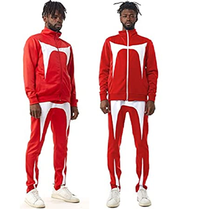 Combinaison de sport deux pièces pour homme, Logo personnalisé, vêtements actifs, fermeture éclair sur le devant, survêtement coupe cintrée, combinaison Spider Venom - Product Image 5