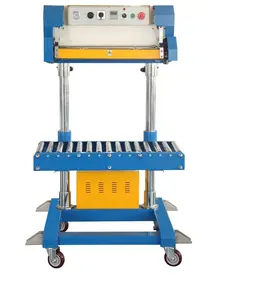 QF-600L Hualian Packaging Packing Heating Heat Rice Plastic Bag Pneumatic Sealer Sealing Machine