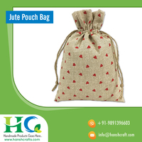 Élégant sac cadeau en jute Potli |   Pochette en coton pour cadeaux de mariage |   Sac à cordon pour cadeaux de fête |   Vente en gros sur le marché indien