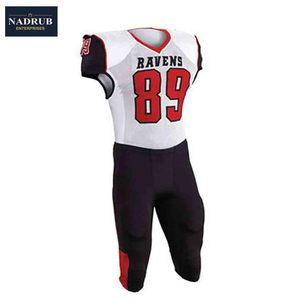 Pakistan Fabriqué Sublimé Uniforme de Football Américain Sergé Avec Équipe Personnalisée - Product Image 3