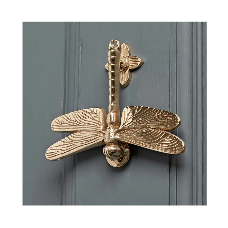 Animais de bronze em forma de borboleta, antiguidade, única, bater, tradicional, porta pesada, batedor