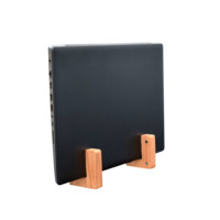 2023 nouveauté Portable en bois ordinateur portable support Vertical plage bois Design pour bureau à domicile ou ordinateur de bureau