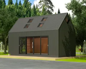 畅销钢结构小房子轻钢结构预制别墅